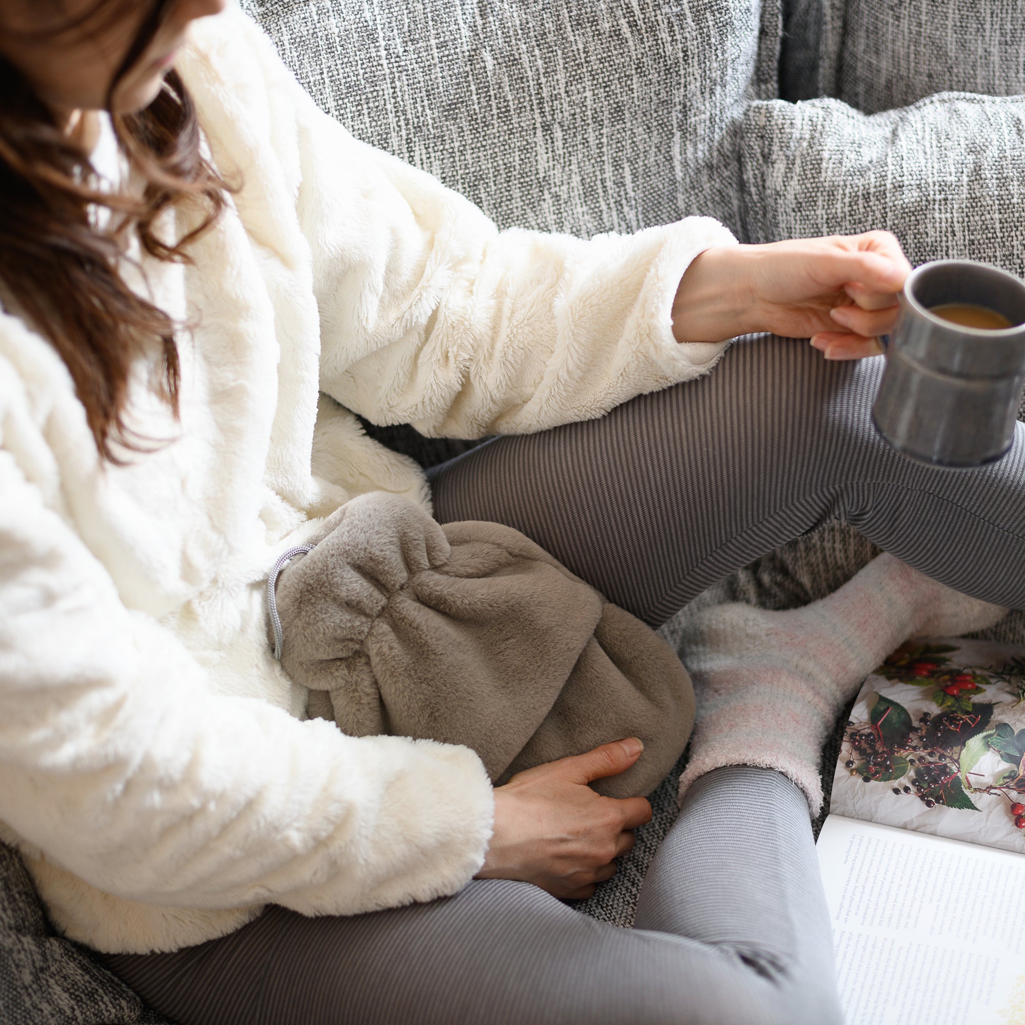 メゾピアノ コロンちゃん 湯たんぽ ふわふわ湯たんぽ ハグ・ミー