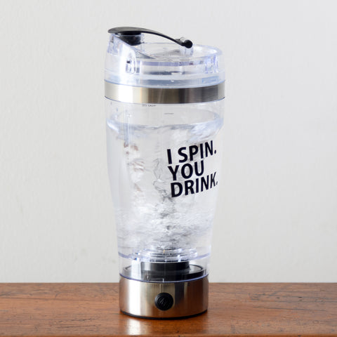 電動プロテインシェイカー　I SPIN. YOU DRINK.　noted.